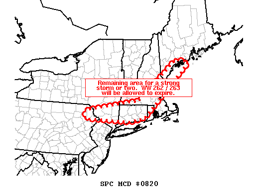 Mesoscale Discussion 820