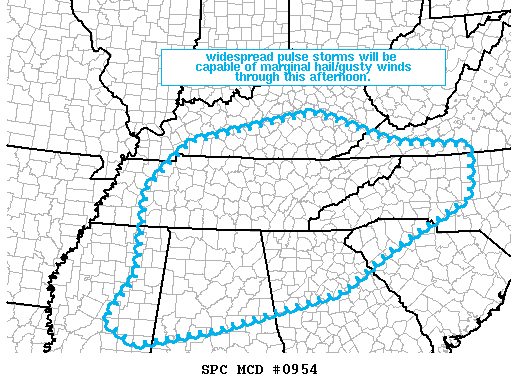 Mesoscale Discussion 954