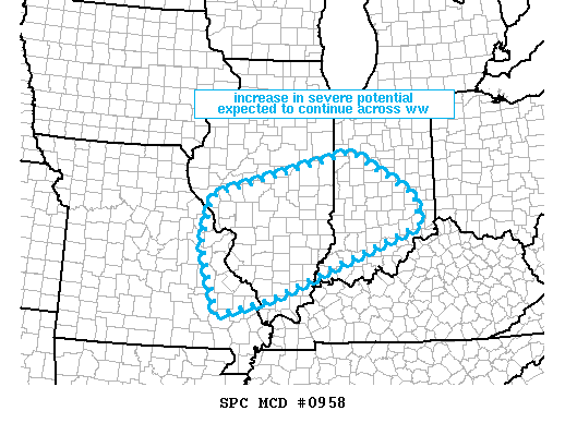 Mesoscale Discussion 958