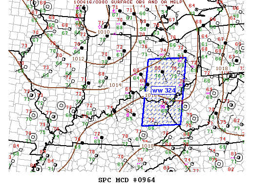 Mesoscale Discussion 964