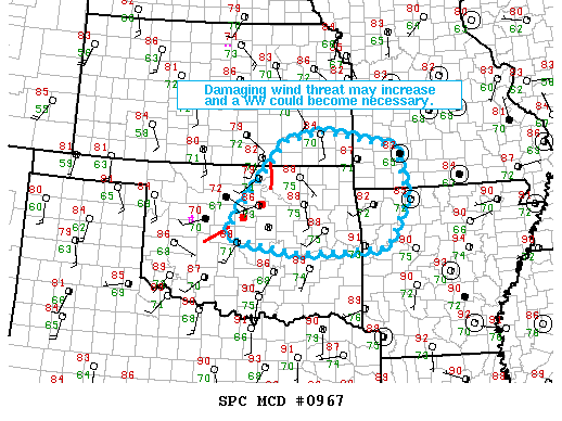 Mesoscale Discussion 967