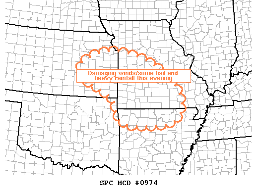 Mesoscale Discussion 974