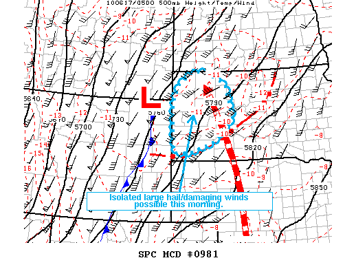 Mesoscale Discussion 981