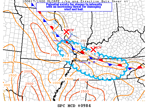 Mesoscale Discussion 984