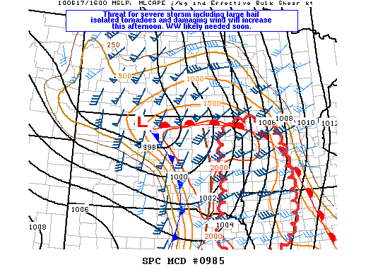 Mesoscale Discussion 985