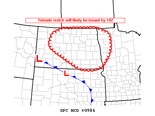 Mesoscale Discussion 986