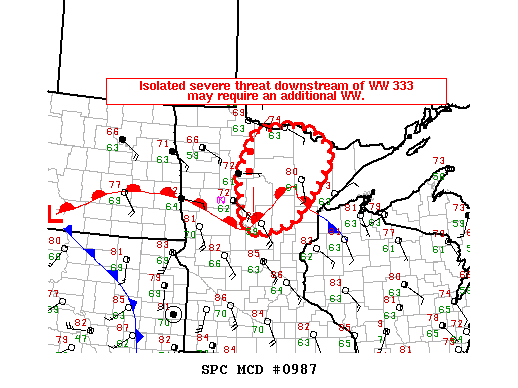 Mesoscale Discussion 987