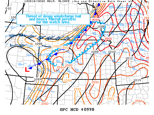 Mesoscale Discussion 998