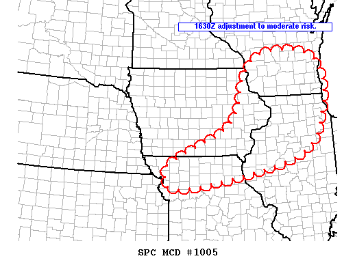 Mesoscale Discussion 1005