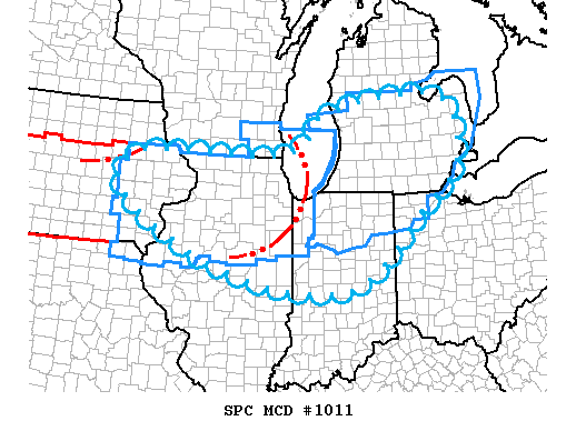 Mesoscale Discussion 1011