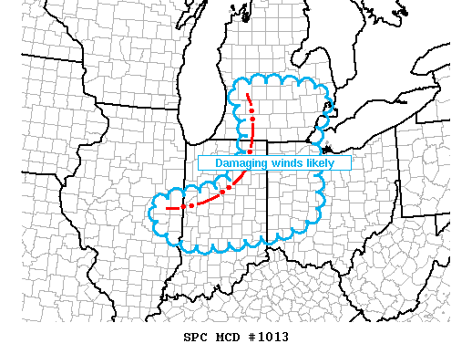 Mesoscale Discussion 1013