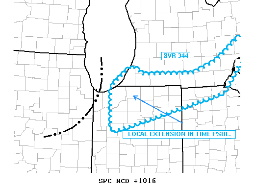 Mesoscale Discussion 1016