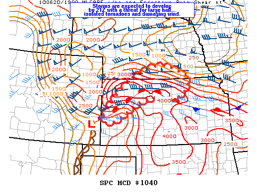 Mesoscale Discussion 1040