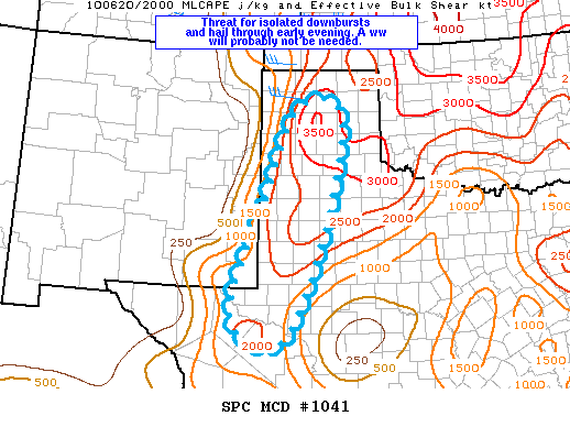 Mesoscale Discussion 1041