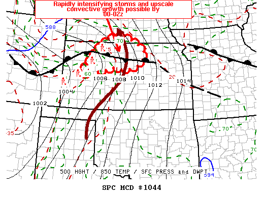 Mesoscale Discussion 1044