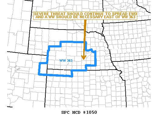 Mesoscale Discussion 1050