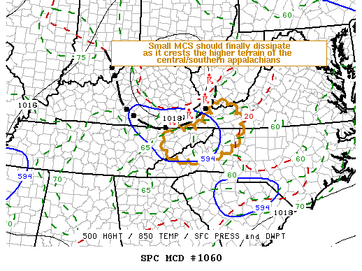 Mesoscale Discussion 1060