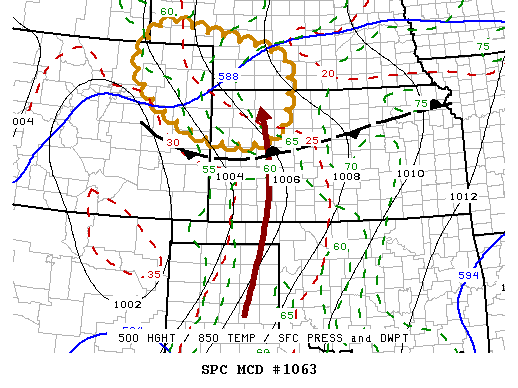 Mesoscale Discussion 1063