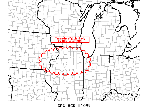 Mesoscale Discussion 1099