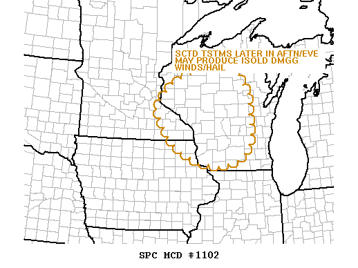 Mesoscale Discussion 1102