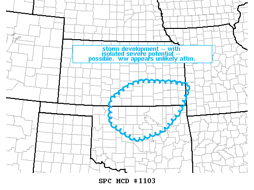 Mesoscale Discussion 1103
