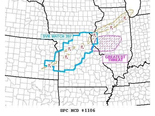 Mesoscale Discussion 1106