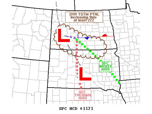 Mesoscale Discussion 1121