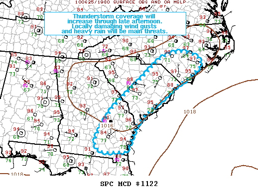 Mesoscale Discussion 1122