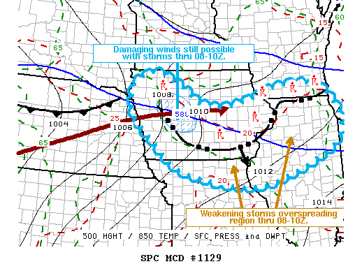 Mesoscale Discussion 1129