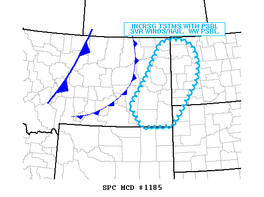 Mesoscale Discussion 1185