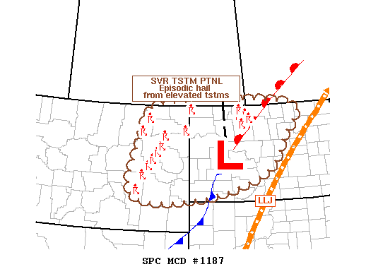 Mesoscale Discussion 1187