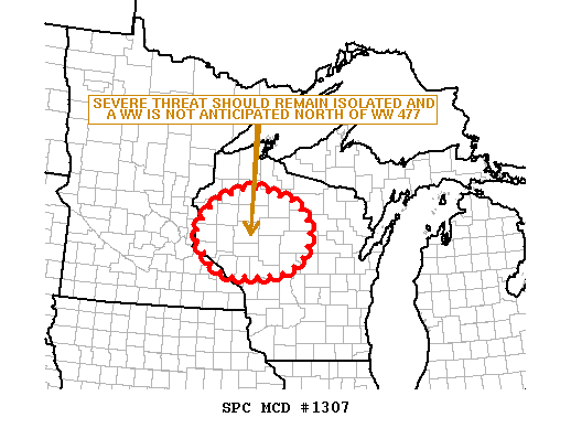 Mesoscale Discussion 1307