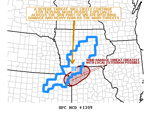 Mesoscale Discussion 1309