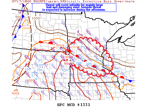 Mesoscale Discussion 1331