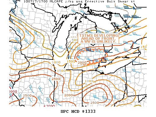 Mesoscale Discussion 1333
