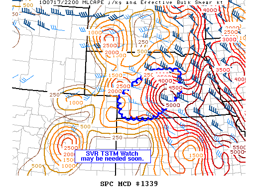Mesoscale Discussion 1339