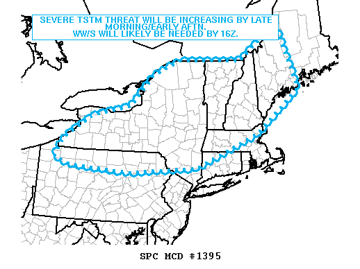 Mesoscale Discussion 1395