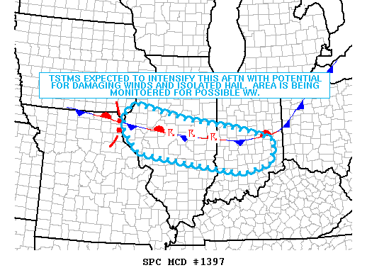 Mesoscale Discussion 1397