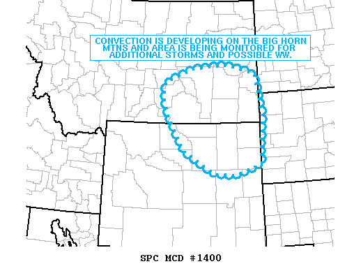 Mesoscale Discussion 1400
