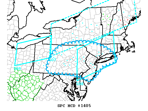 Mesoscale Discussion 1405