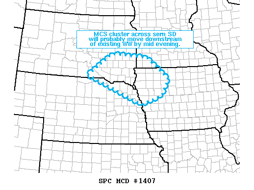 Mesoscale Discussion 1407