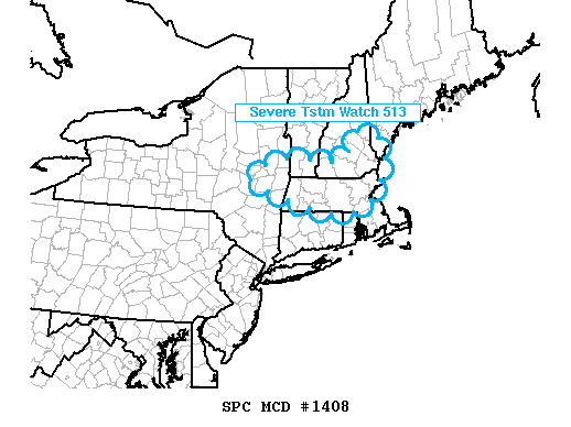Mesoscale Discussion 1408