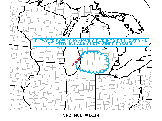 Mesoscale Discussion 1414