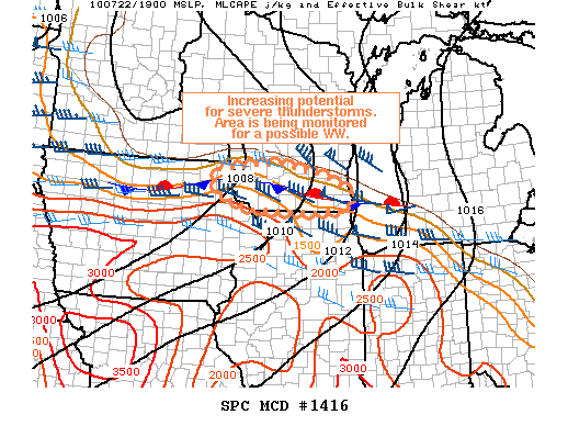 Mesoscale Discussion 1416