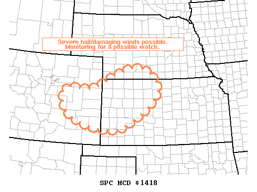 Mesoscale Discussion 1418