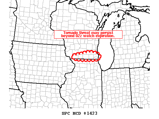 Mesoscale Discussion 1423