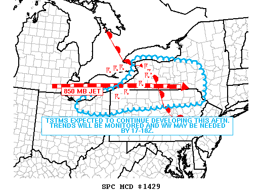 Mesoscale Discussion 1429