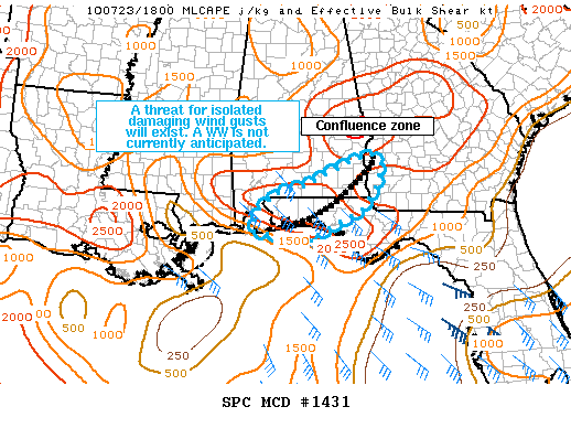 Mesoscale Discussion 1431