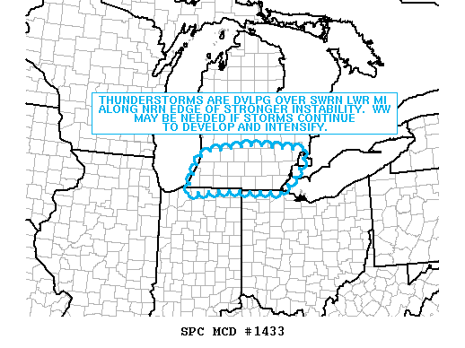 Mesoscale Discussion 1433