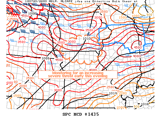 Mesoscale Discussion 1435